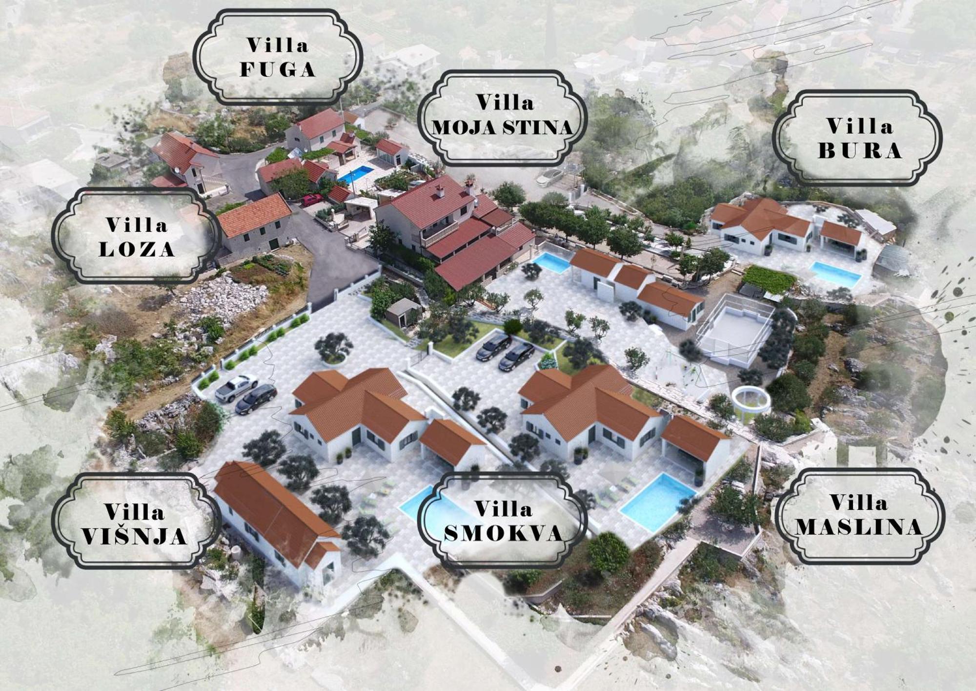 Villa Loza - Resort Moja Stina Seoca Exteriör bild